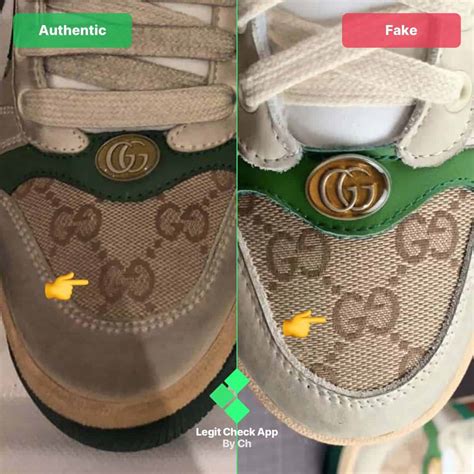 how to tell if gucci shoes are fake.